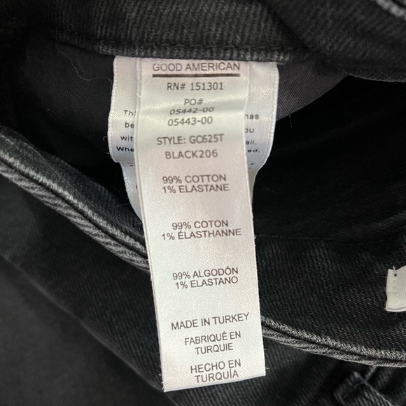 Good American Good Classic Ripped Straight Crop - Picture 10 of 10